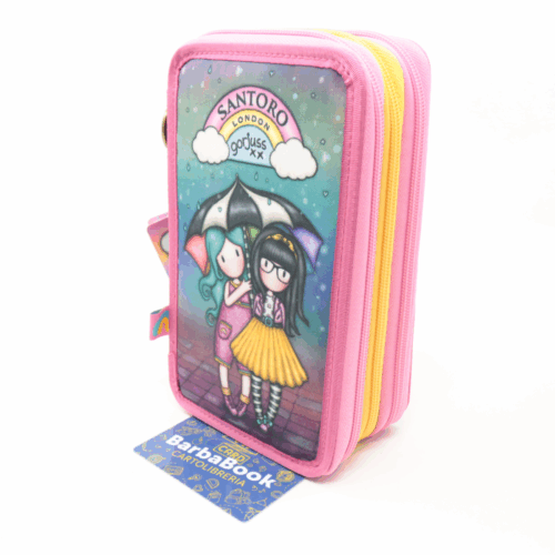Astuccio Scuola  Case Santoro Gorjuss Be Kind 3 CERNIERE